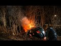 Fatal Police Chase? Teen Driver Crashes Into Woods, Car Bursts Into Flames