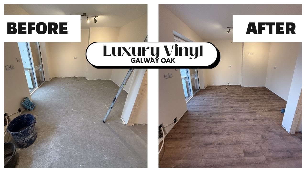 Easy Glue Down Luxury Vinyl Plank Flooring Installation - Galway Oak ...