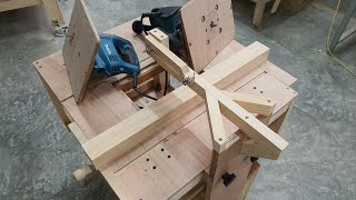 Diy 2-In-1 Jigsaw Table Combination Router Table Building 2 In 1 Workshop