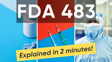 How to respond to FDA form 483 #gmpguide | Free GMP Training Course 2026