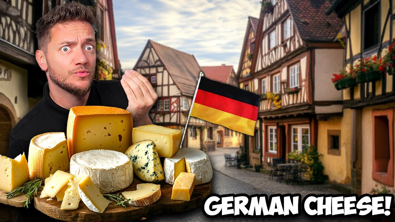 Top 10 GERMAN CHEESE You have to try when visiting Germany! (American Wife reacts)