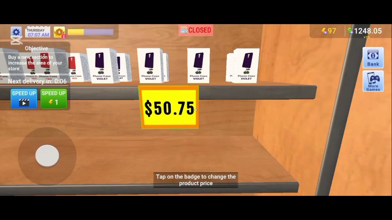 Electronics mobile store and shelf of table in store 