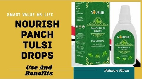Smart Value New Products | Nourish Panch Tulsi Drops | Use And Benefits | Smart Value My Life