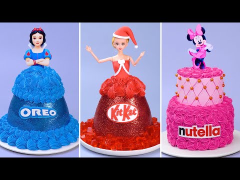 Kue Putri Termanis Sepanjang Masa 👑Desain Kue Boneka Barbie 👑 Ide Kue Ulang Tahun yang Menakjubkan