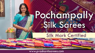 Pochampally Silk Sarees | SILK MARK CERTIFIED | Prashanti | 22 June 2023 screenshot 4