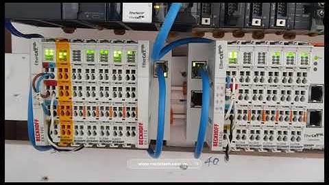 [Sysmac Studio] Kết nối PLC Omron NJ501 với Coupler Beckhoff EK1100 mạng EtherCAT