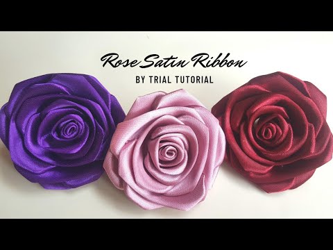 Video: Cara Membuat Bunga Mawar Dari Pita Satin