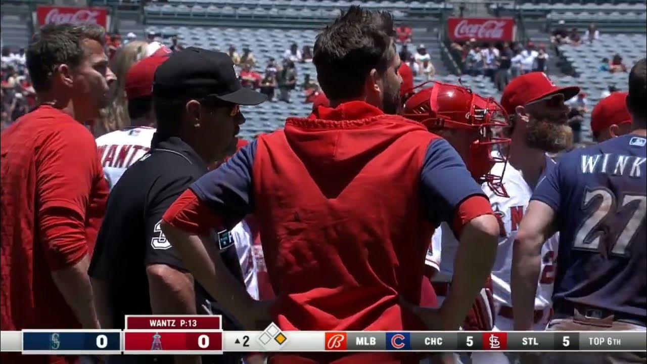 Mariners Vs Angels Real Bench Clearing Brawl! (6/26/22) YouTube