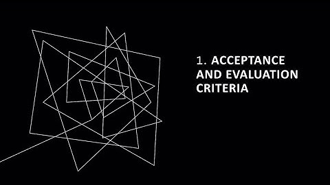 1. Acceptance and Evaluation Criteria Example