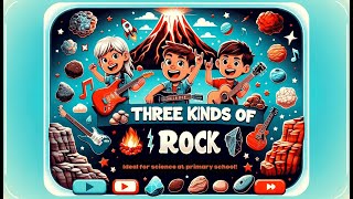 🌍 'Three Kinds of Rock': A Rockin' Science Tune for Kids | Discover the World of Geology