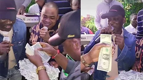 Dollar rain on Oganla Alabi Pasuma London Live Show