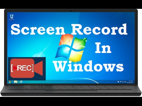 How to screen record in windows 