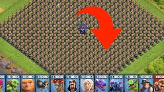 Coc New Trap VS Troops Challenge On COC