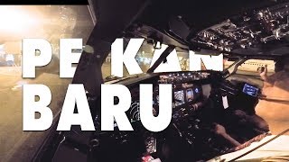 Cockpit View - NIGHT FLIGHT TO PEKANBARU