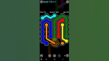 How To Solve Flow Free Hexes 7x7 Mania Level 115 Board Walk Through Solution Walkthrough