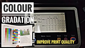 COLOUR GRADATION || HOW TO COLOUR GRADATION || IMPROVE PRINT QUALITY KONICA MINOLTA C360i C226i