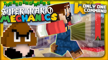 Minecraft - Super Mario mechanics with only one command block