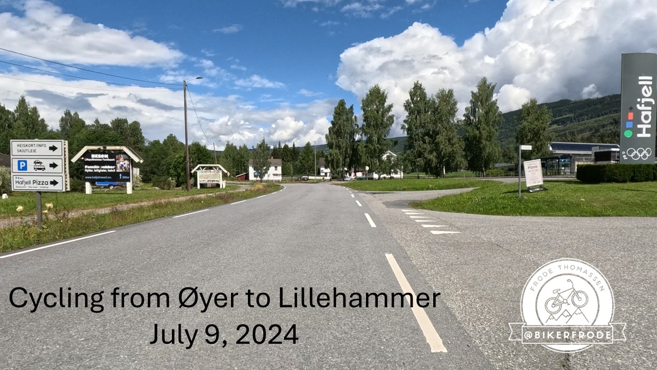 Summer cycling at Hafjell 🚴‍♂️🌞 Meeting people in activity Øyer July 9, 2024