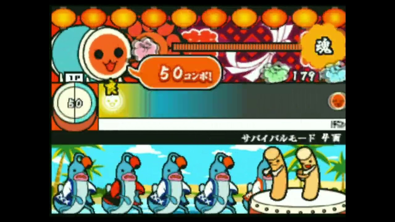 【太鼓の達人わくわくアニメ祭り】サバイバルモード【かんたん】