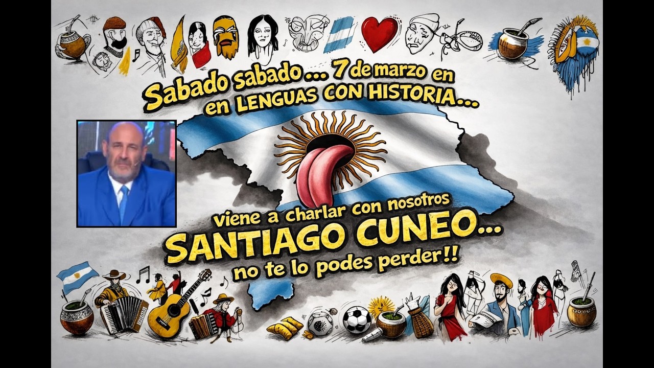 SANTIAGO CUNEO  Y LEANDRO BRACAMONTE EN LENGUAS CON HISTORIA