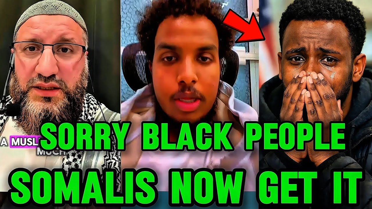 Сомалийцы умоляют о прощении и помощи у афроамериканцев, сожалея о своем невежестве.