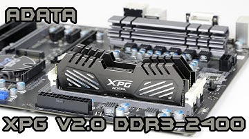 [Review] Adata XPG v2.0 DDR3-2400 CL11 16GB Kit - Unboxing & Review (German)