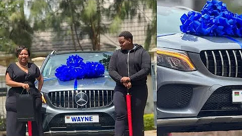 MILLICENT OMANGA GIFTS HER SON A MERCEDES GLE 350D ON HIS BIRTHDAY