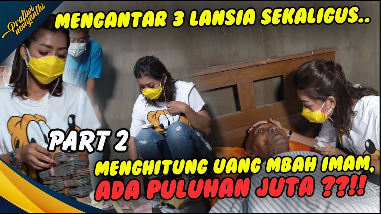 MENGANTAR 3 LANSIA INI KE YAYASAN.. TERNYATA UANG MBAH IMAM ADA 30 JUTA ??!!| PRATIWI NOVIYANTHI