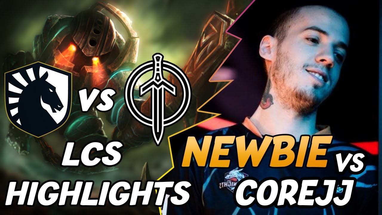 NEWBIE contra COREJJ!! 😯😯 | TL vs GG Highlights | Team Liquid vs Golden Guardians