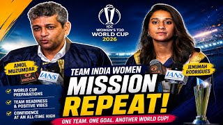 "India Women's Gear Up for 2026 T20 World Cup" Jemimah Rodrigues and Amol Muzumdar press conference