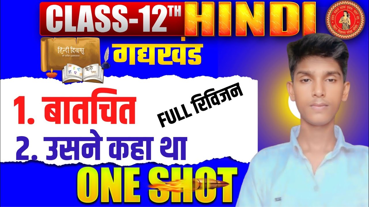class 12th hindi chapter 1 objective | batchit ka objective question🤔❓