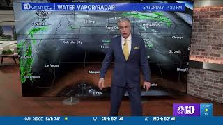WBIR-10, Knoxville TN, 6 pm newscast, Mike Simon weather segment, April 13, 2024