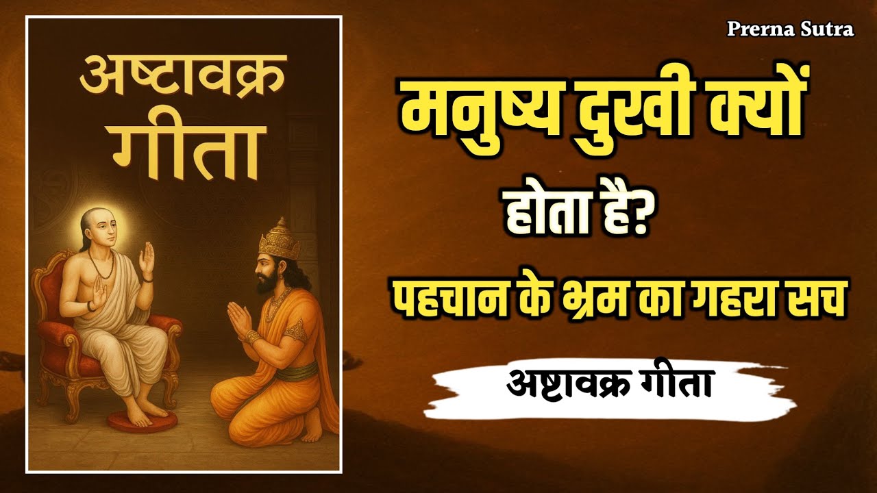 मनुष्य दुखी क्यों होता है? | पहचान के भ्रम का गहरा सच | Ashtavakra Gita Wisdom