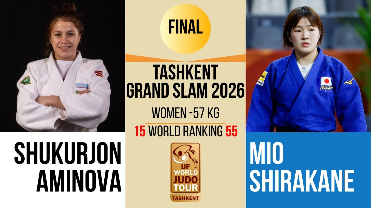 Mio SHIRAKANE VS Shukurjon AMINOVA | Tashkent Grand Slam 2025 | BRONZE -57 kg
