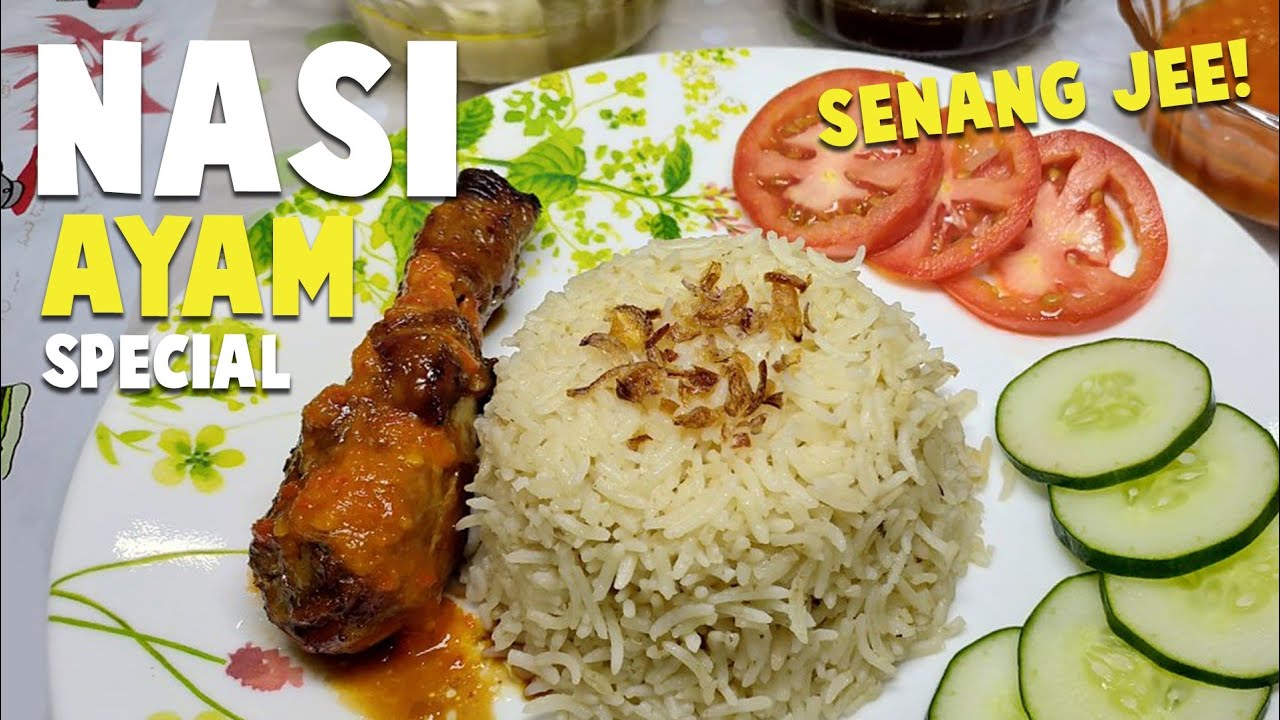 Cara Masak Nasi Ayam Senang Perapan Sedap Mesti Cuba Youtube