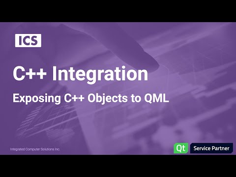 C++ Integration - Exposing C++ Objects to QML