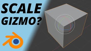 How To Scale The Blender Gizmo #Shorts