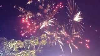 Bangkok 2015 New Year countdown fireworks @ Central World