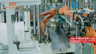 EVS QJAR Robotics in The ASD High-End Cookware Die Casting Intelligent Production Line