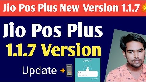Jio pos plus new version update 1.1.7 | 💥