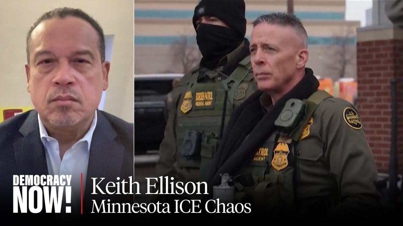 “Feels Like a Cover-Up”: Minnesota AG Keith Ellison Slams Trump Admin over Deadly ICE Crackdown