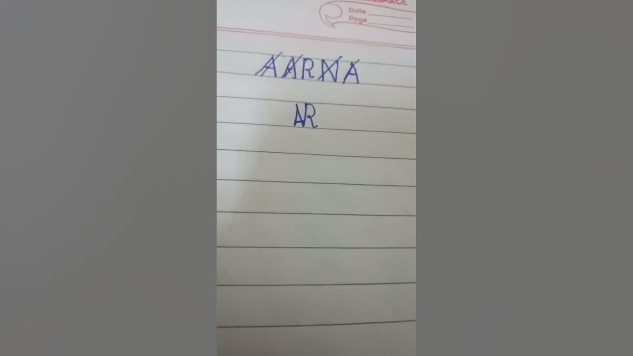 Aarna name logo l#Aarna l ##lThe Gitika Show l - YouTube