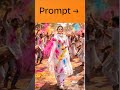 🎨 Holi Photo Editing 📸#HoliPhotofromchatgpt #holiphotoprompt