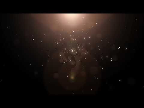 4K Golden Dust Particles Falling Relaxing Meditation Background Screensaver