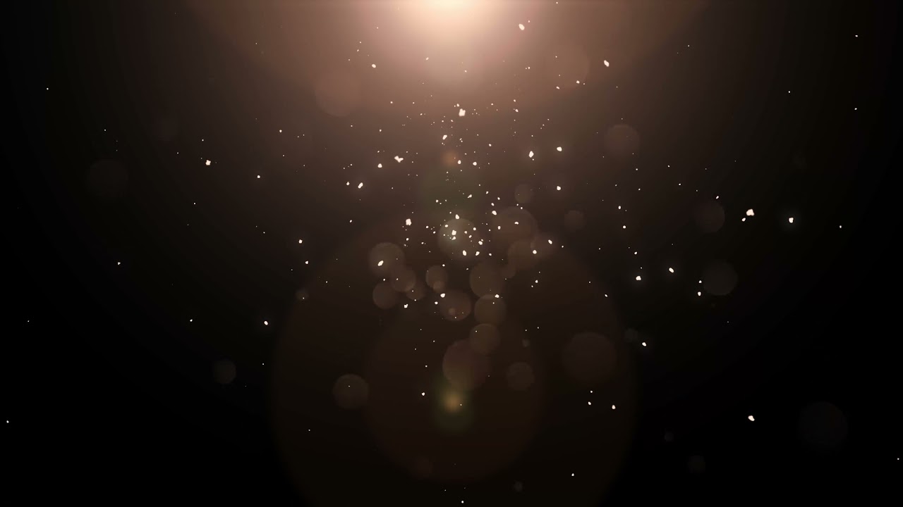 4k Golden Dust Particles Falling Relaxing Meditation Background Screensaver