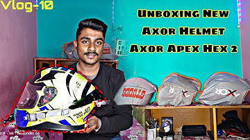 Unboxing My New AXOR Helmet 🔥AXOR APEX HEX 2 🔥🔥🔥🔥🔥🔥#axorhelmets #safetyfirst #ridinggears #motovlog