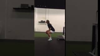 Depth Jump w Explosive Overhead Medball