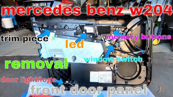 mercedes W204 W207 W212 X204 G204 (common fault) interior door handle  replace D.I.Y FIX 