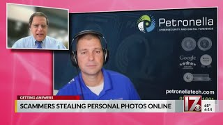How scammers steal personal photos online