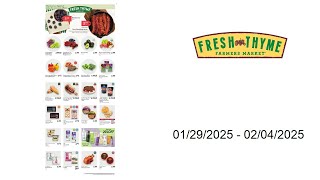 Fresh Thyme Weekly Ad - 01/29/2025 - 02/04/2025